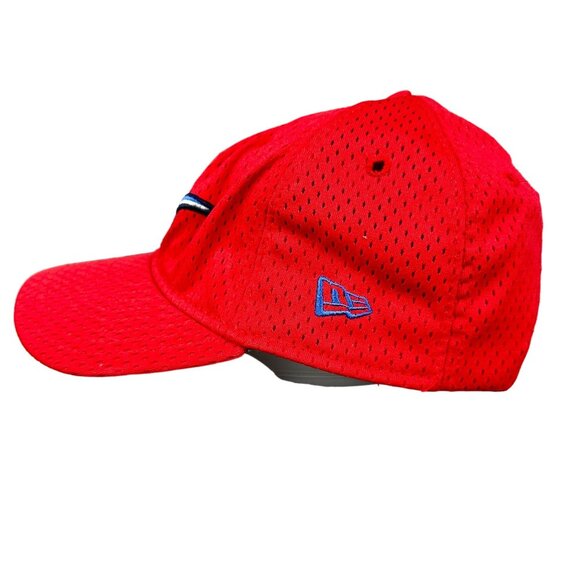 Vintage New Era Clearwater Threshers MiLB Hat Medium Large Red Mesh Strap back - Picture 10 of 13